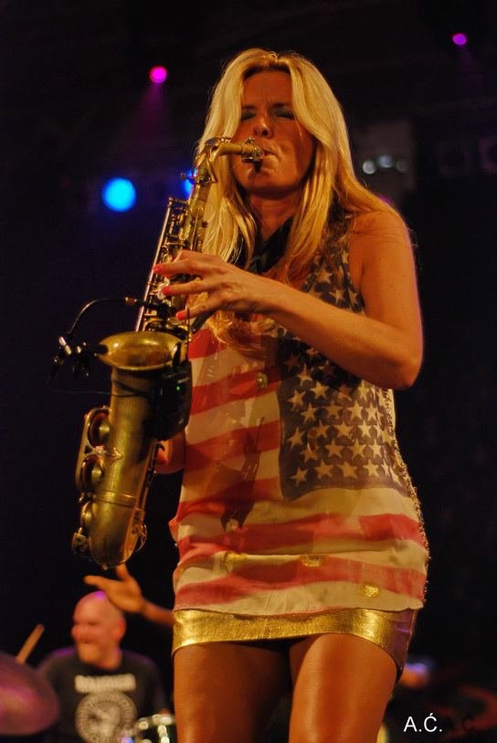 Candy Dulfer on Nisville Jaz festival, photo Aleksandar Ciric